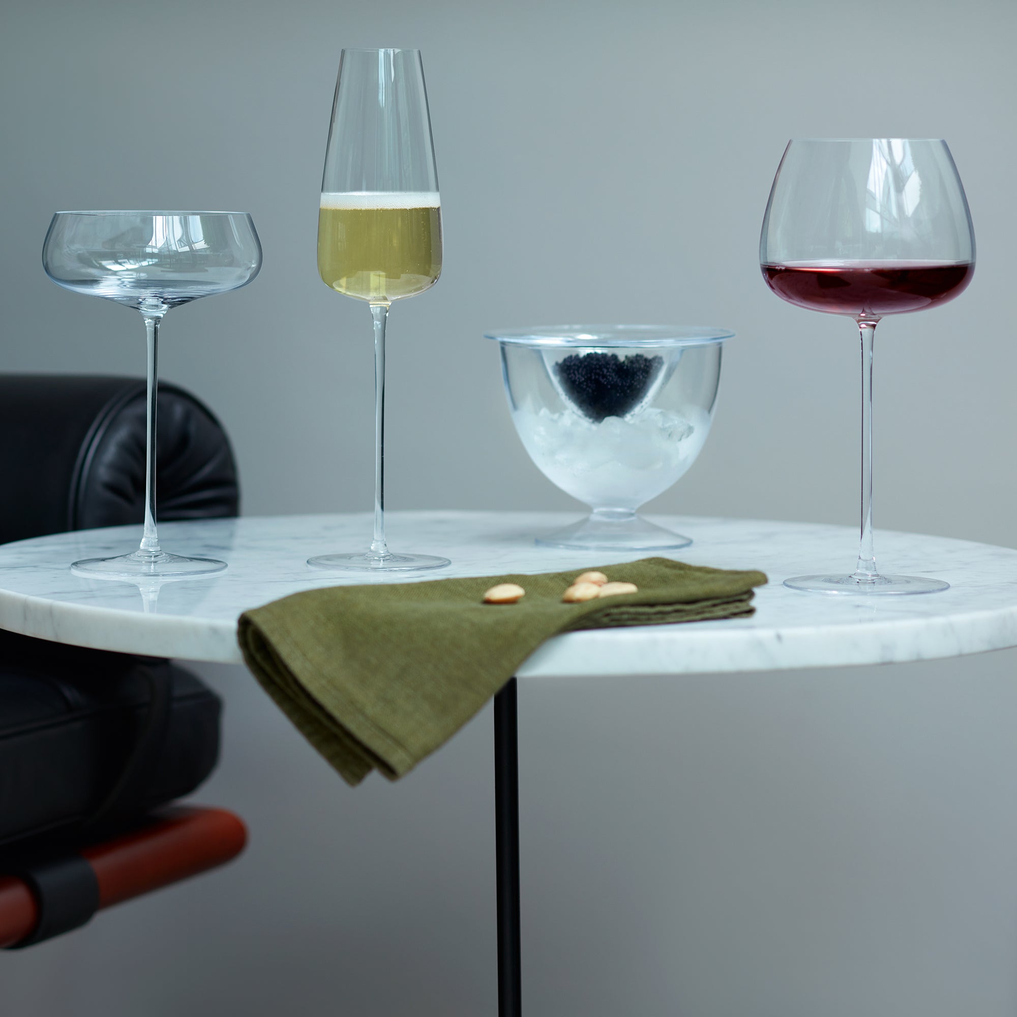 LSA International Wine Culture Champagne Flute 330ML Clear x2