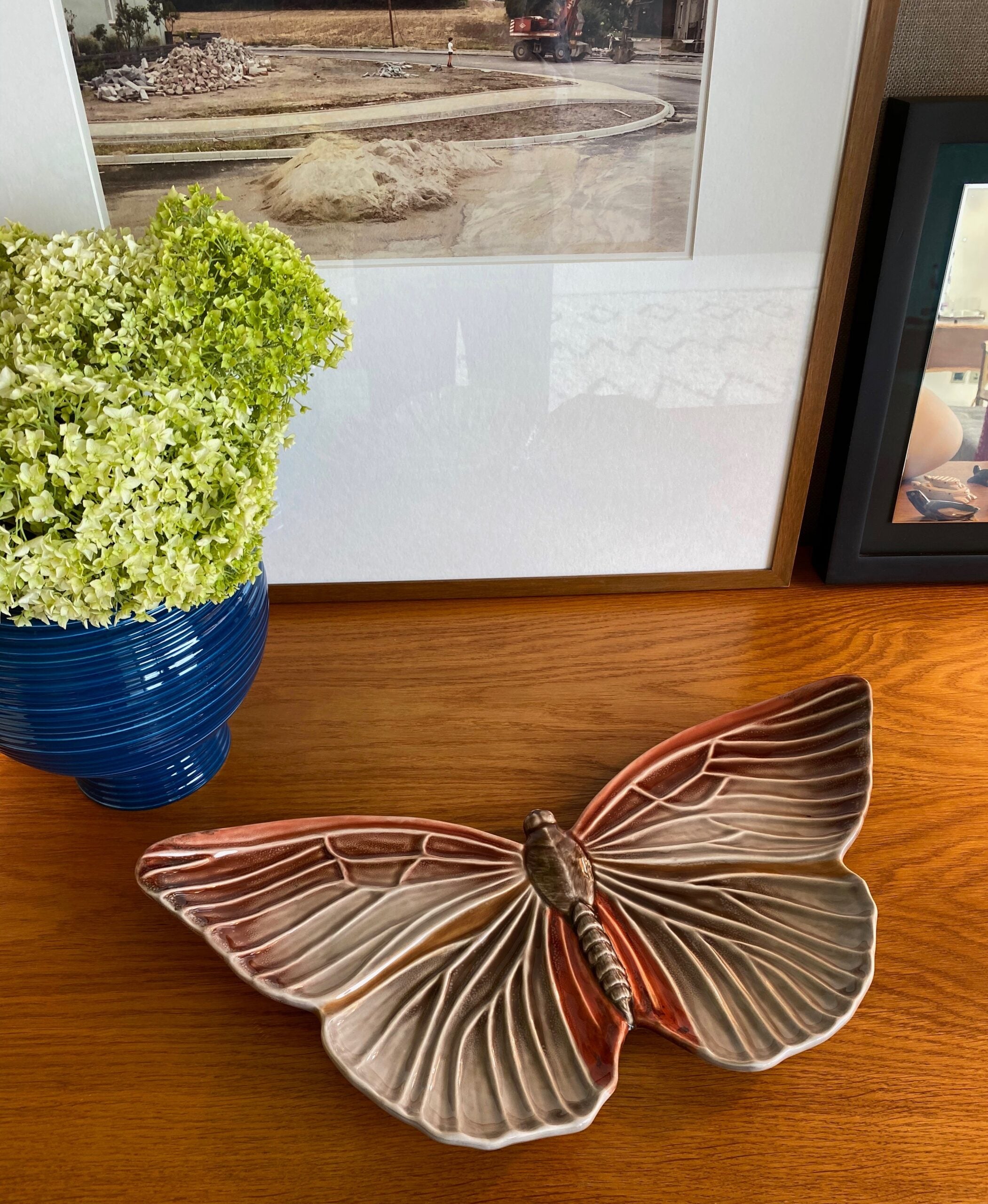 Bordallo Pinheiro Dessert Plate - Cloudy Butterflies