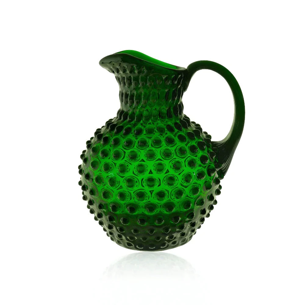 HOBNAIL JUG 2000ML (DARK GREEN )