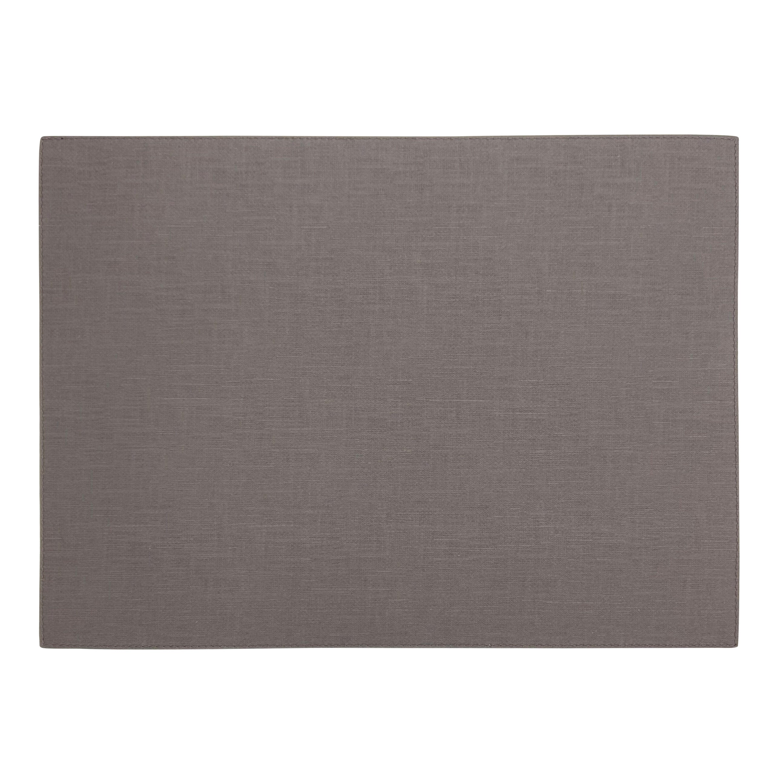 Artemis 2 Colors Placemat Rectangular - Nature Linen Olive & Brown