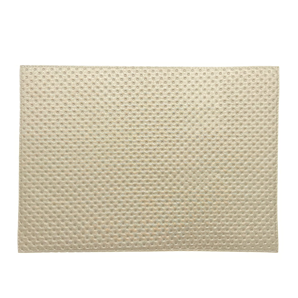 Deria 2 Colors Placemat - Punto White & Stone
