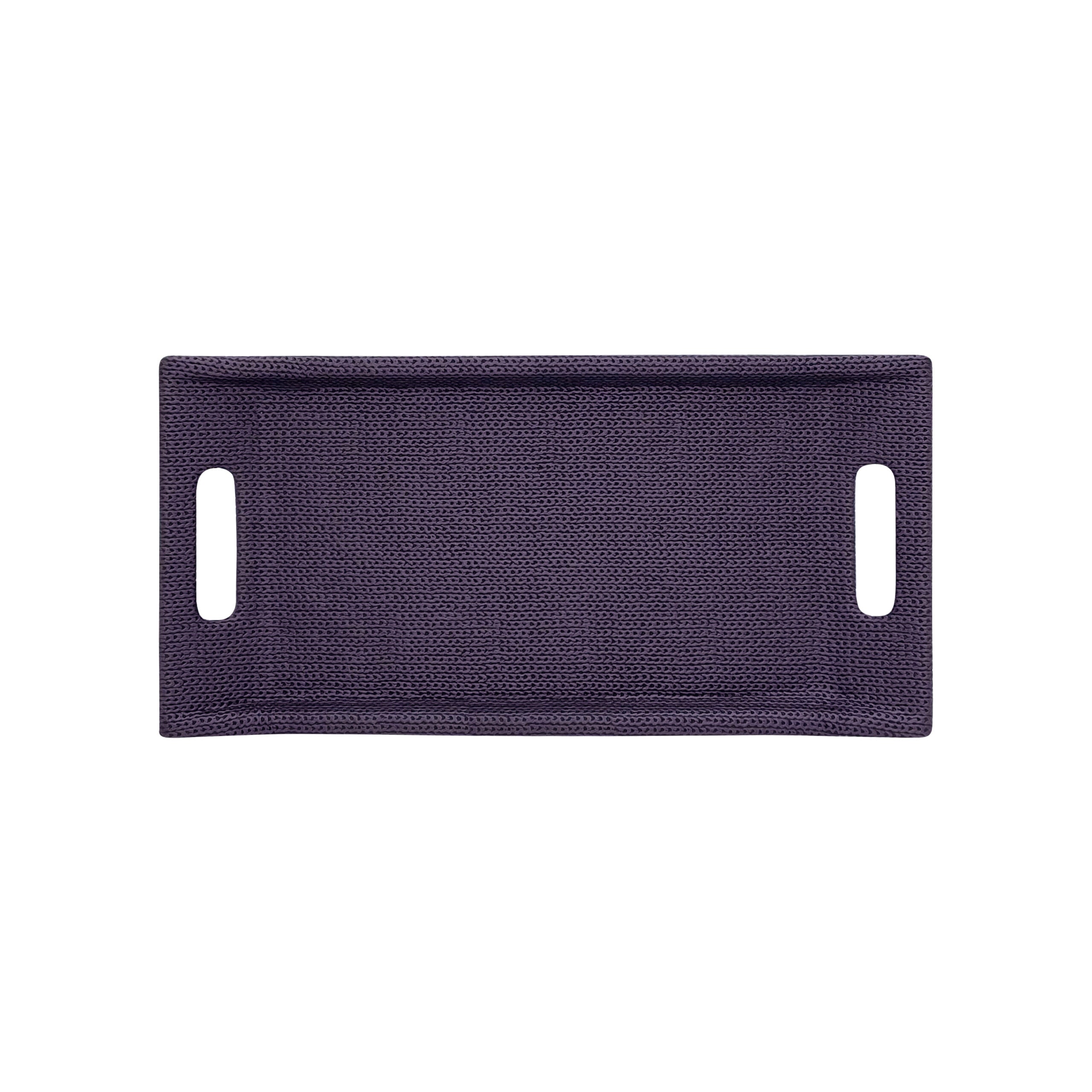 TRAY WITH HANDLE - SMALL - CHAIN PURPLE