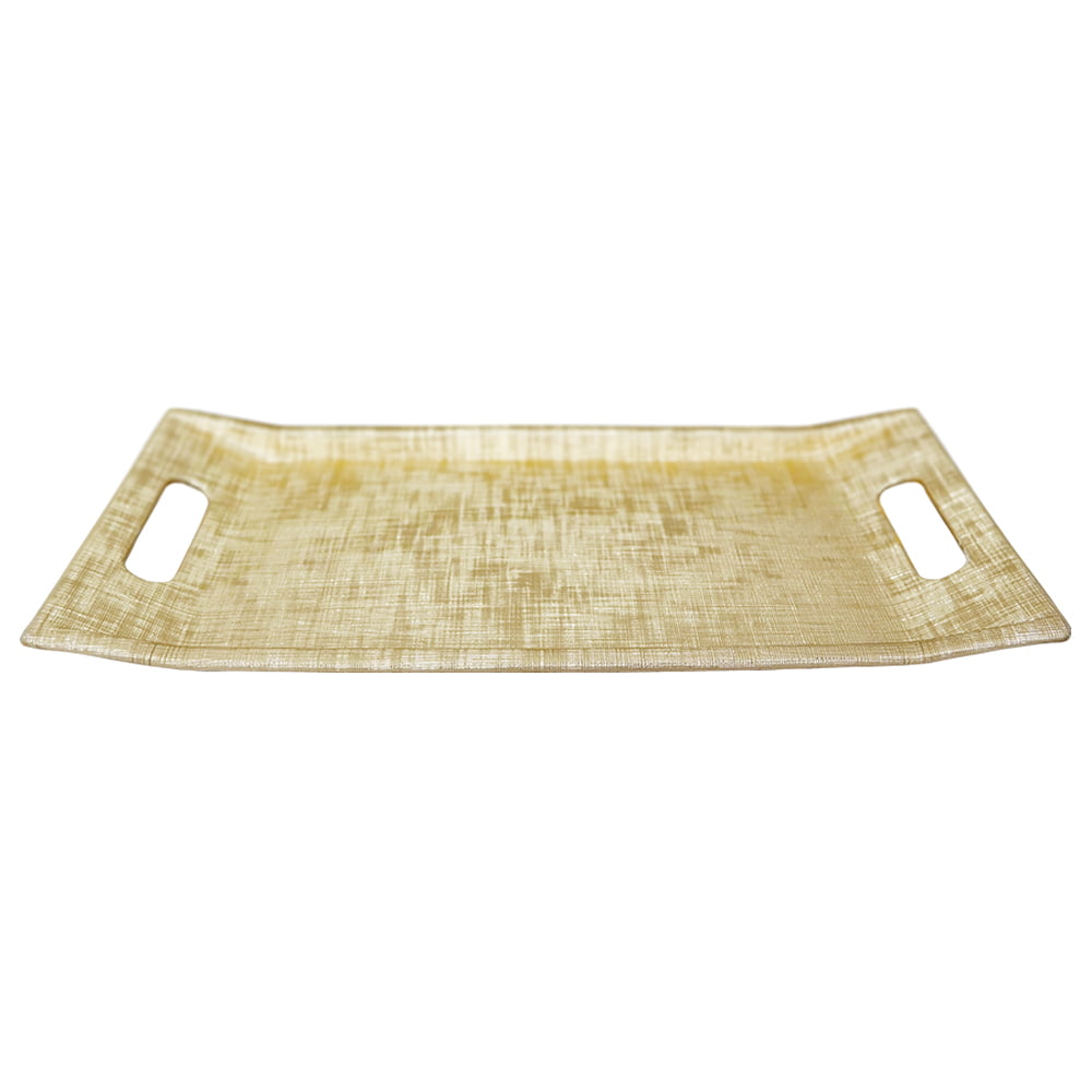 TRAY HANDLE SMALL 37CM X 18.5CM X 3CM - FIRENZE GOLD 14Z