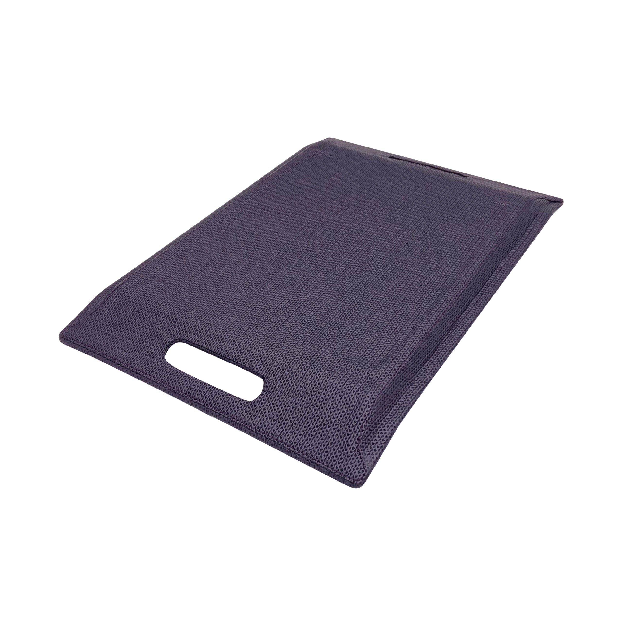TRAY WITH HANDLE - MEDIUM - CHAIN PURPLE
