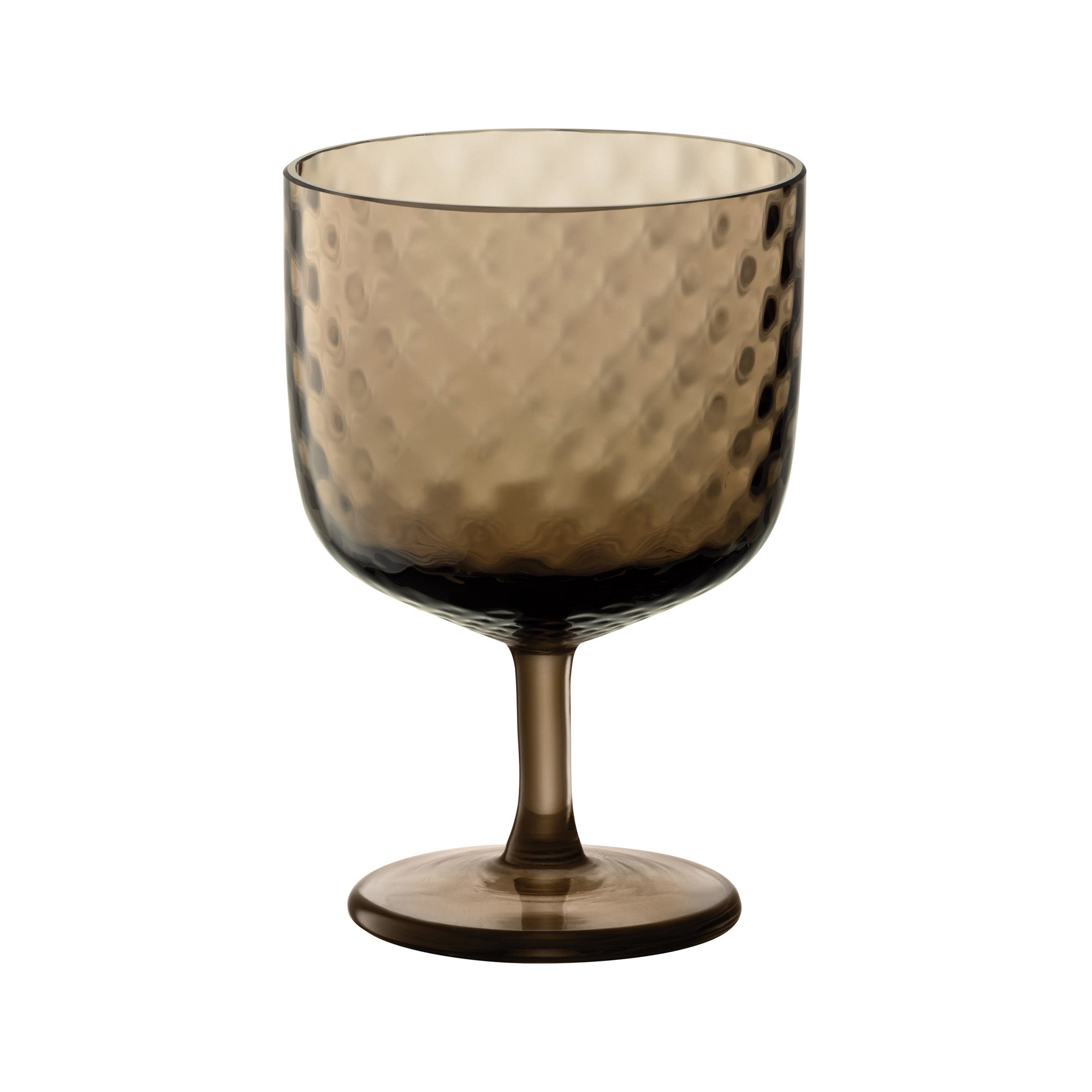 LSA International Dapple Wine Glass 325ML x2 - Earth Brown