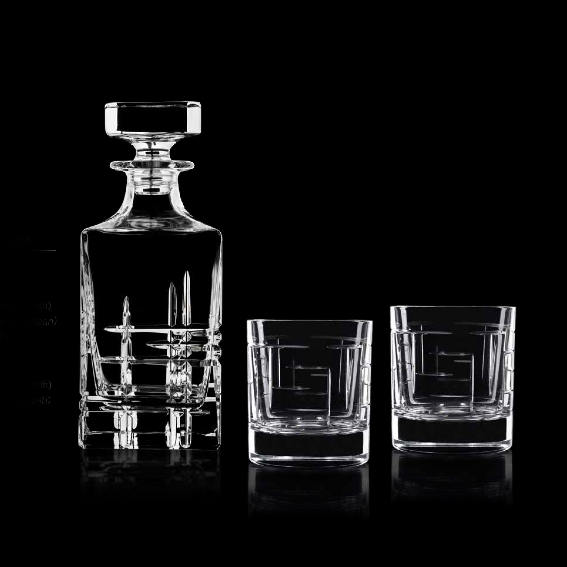 Da Vinci Prestige 3Pcs Whisky Set - Urban