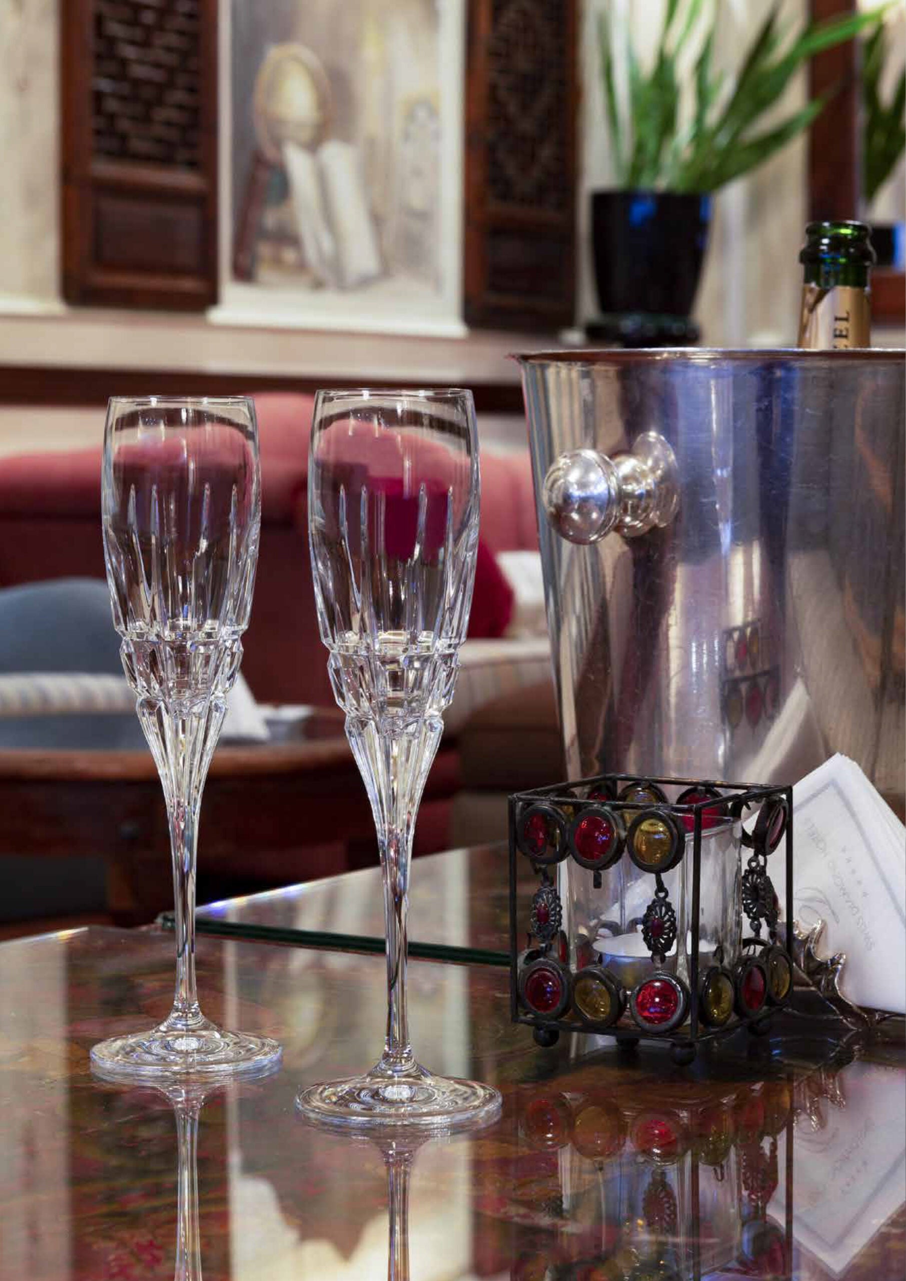 Da Vinci Prestige 2Pcs Champagne Flutes - Carrara