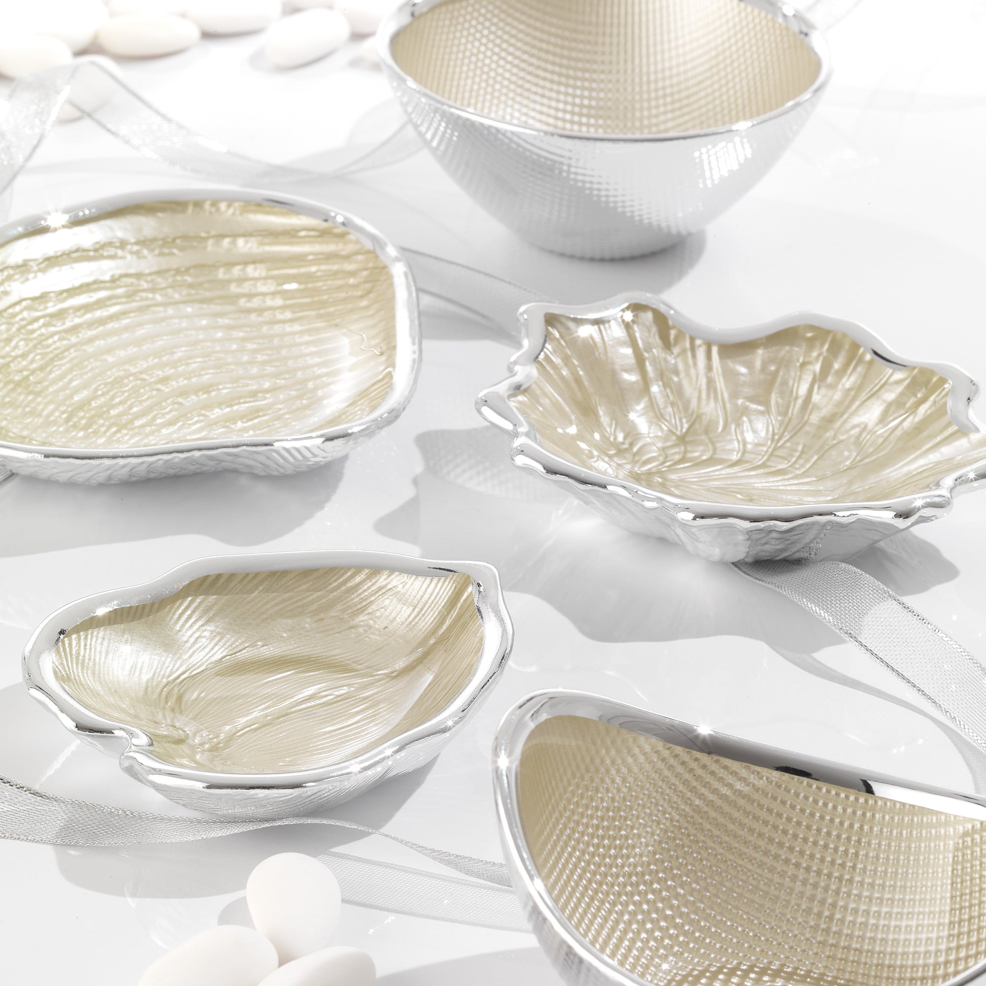 Dogale Palm Leaf Green Silver 10X8,5