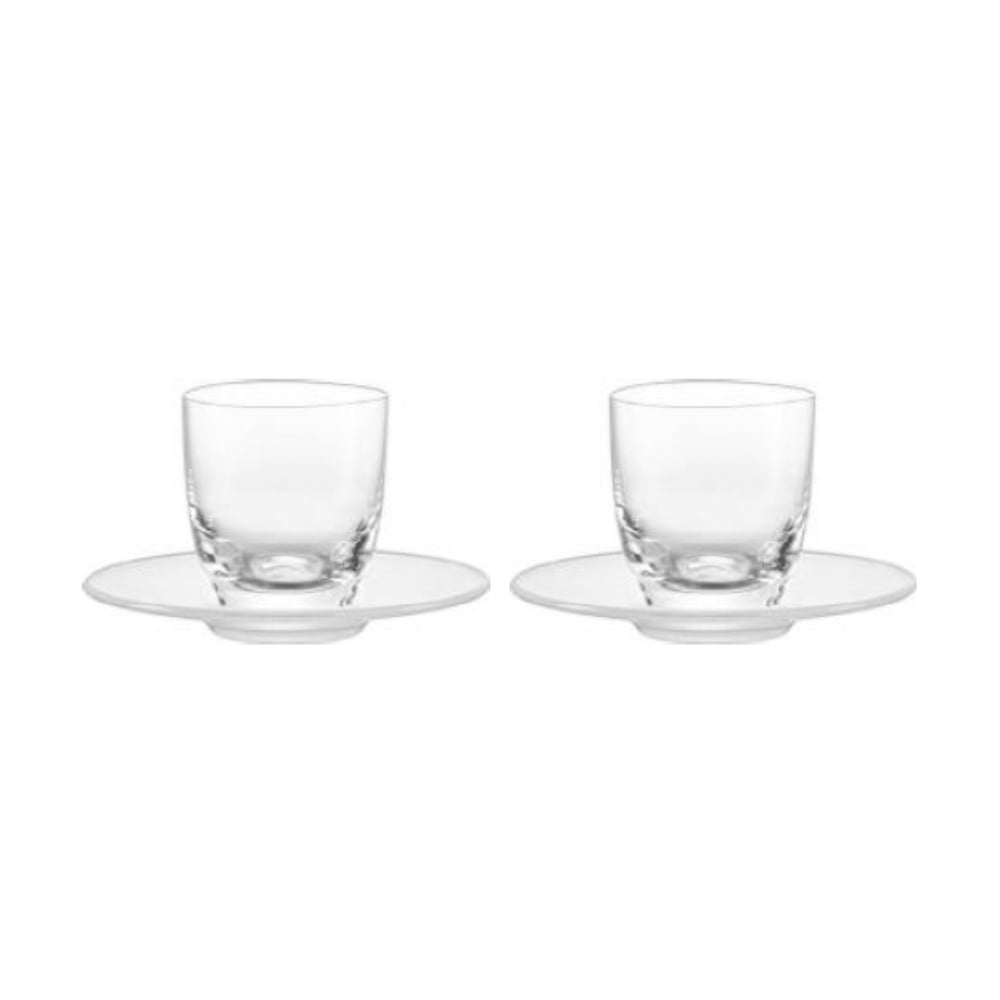 Eisch Sensis Plus - 2 Espresso Set In Gift Box (Clear)