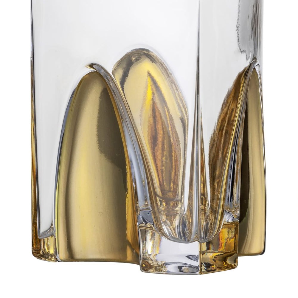Eisch Gentleman 2Pcs Whisky Glass W/Carafe Nde Gold In Gift Box