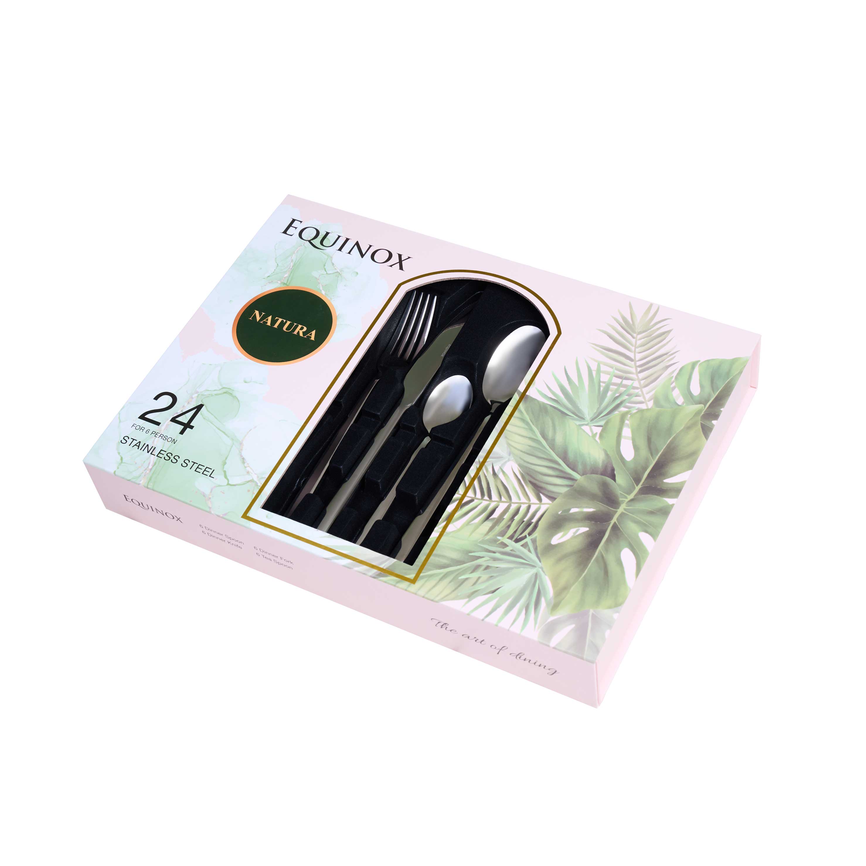 Equinox 24Pcs Cutlery Set - Natura