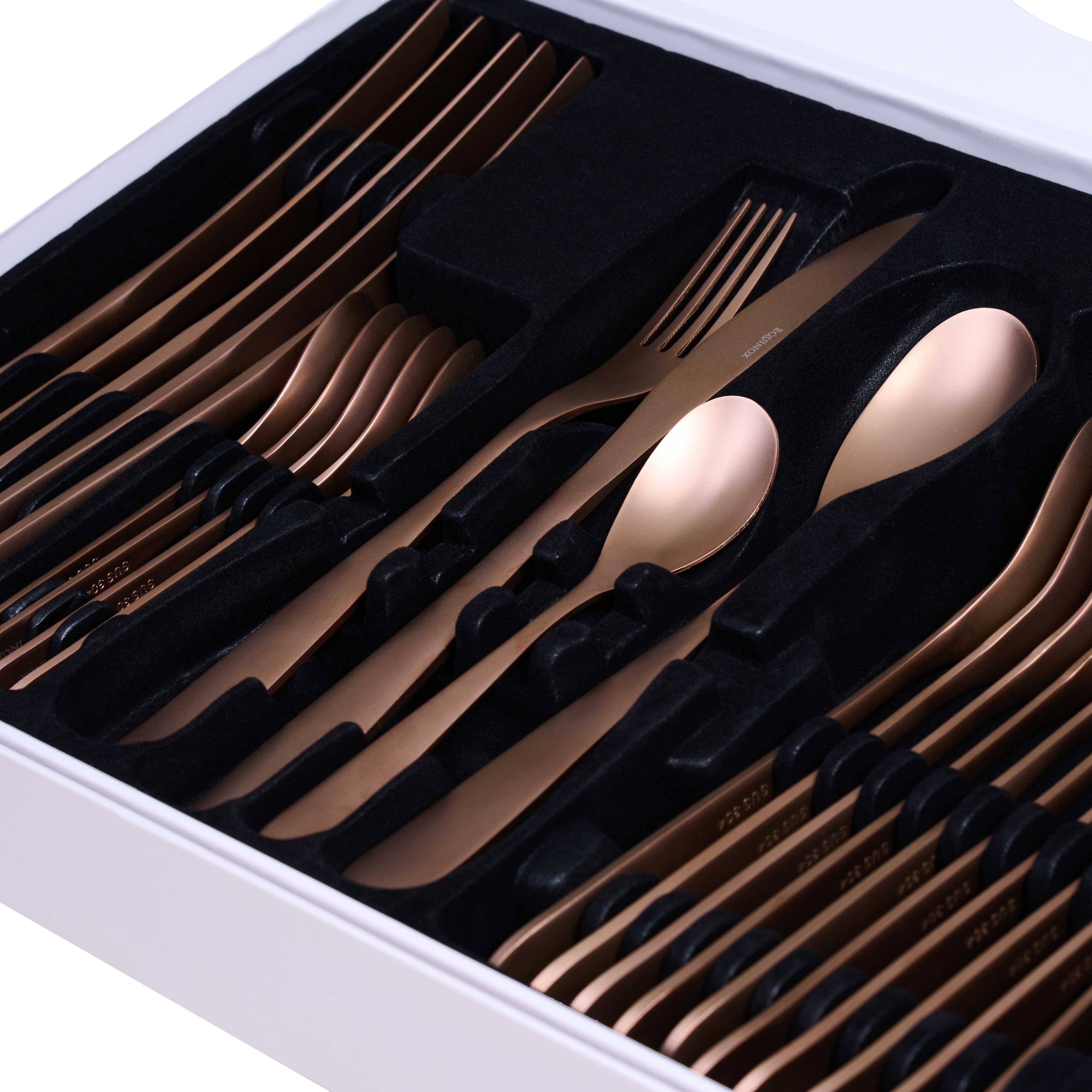Equinox 24Pcs Cutlery Set - Ophera Copper