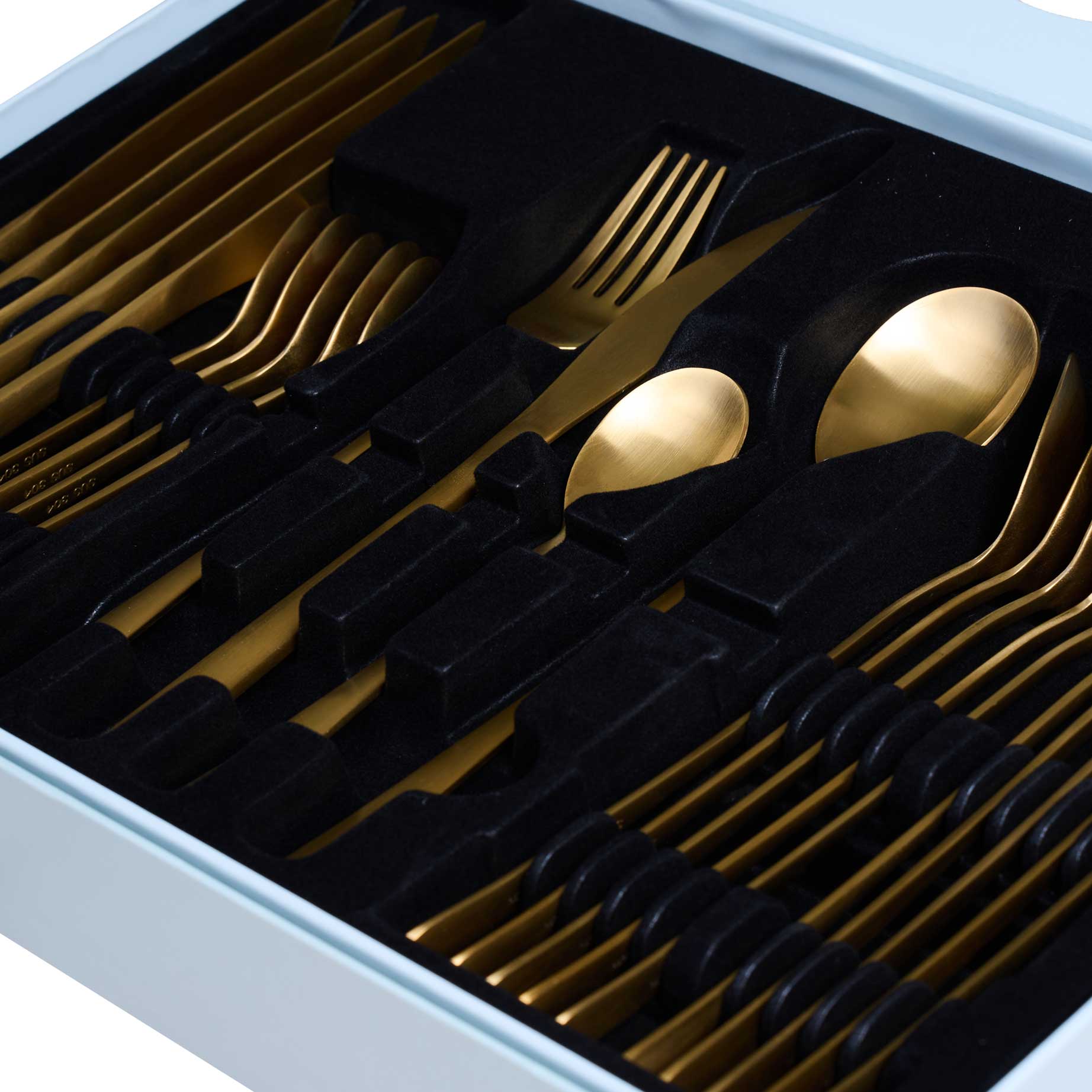 Equinox 24Pcs Cutlery Set - Zafira Gold