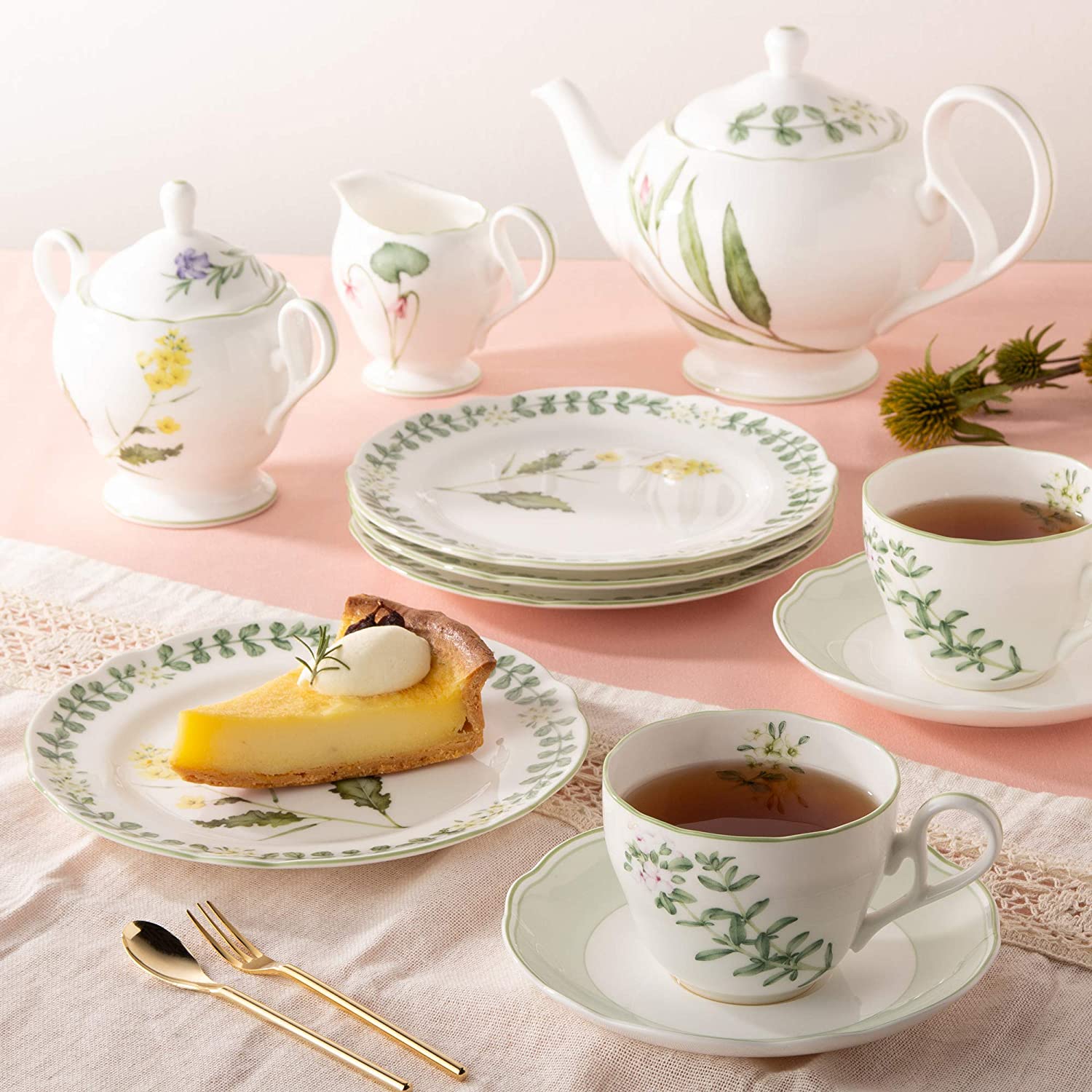 Noritake Tea Cup Only - English Herbs