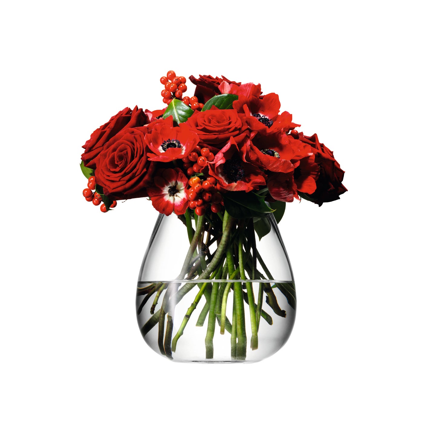 LSA International Flower Table Bouquet Vase H17cm - Clear