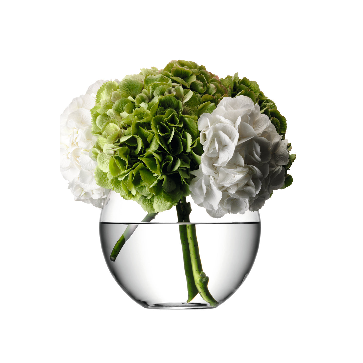 LSA International Flower Round Bouquet Vase H22cm Clear