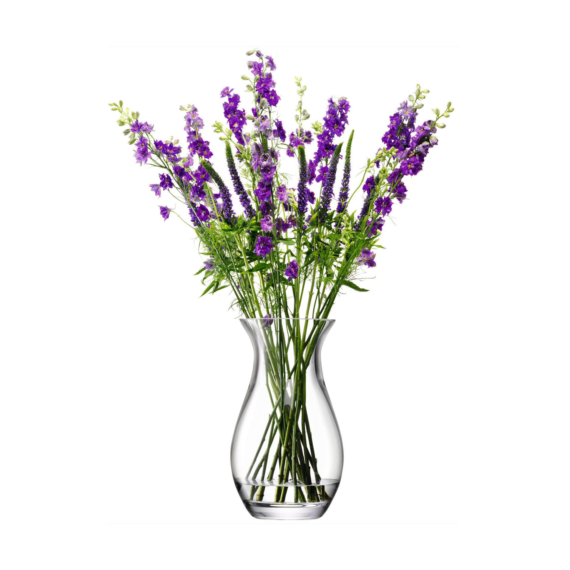 LSA International Flower Grand Posy Vase H32cm - Clear