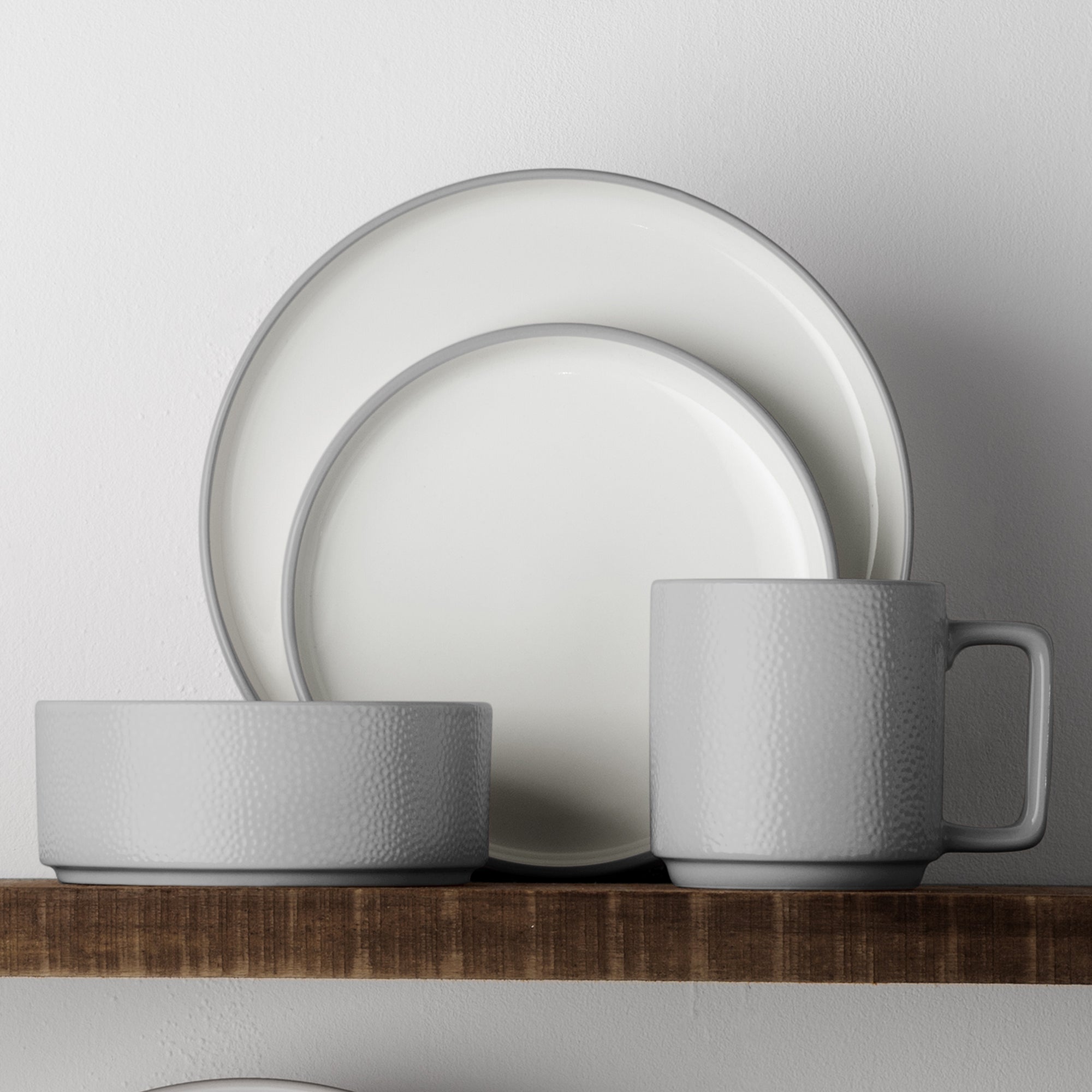 Noritake Colortex Dinner Place 9 3/4"- Stone Grey