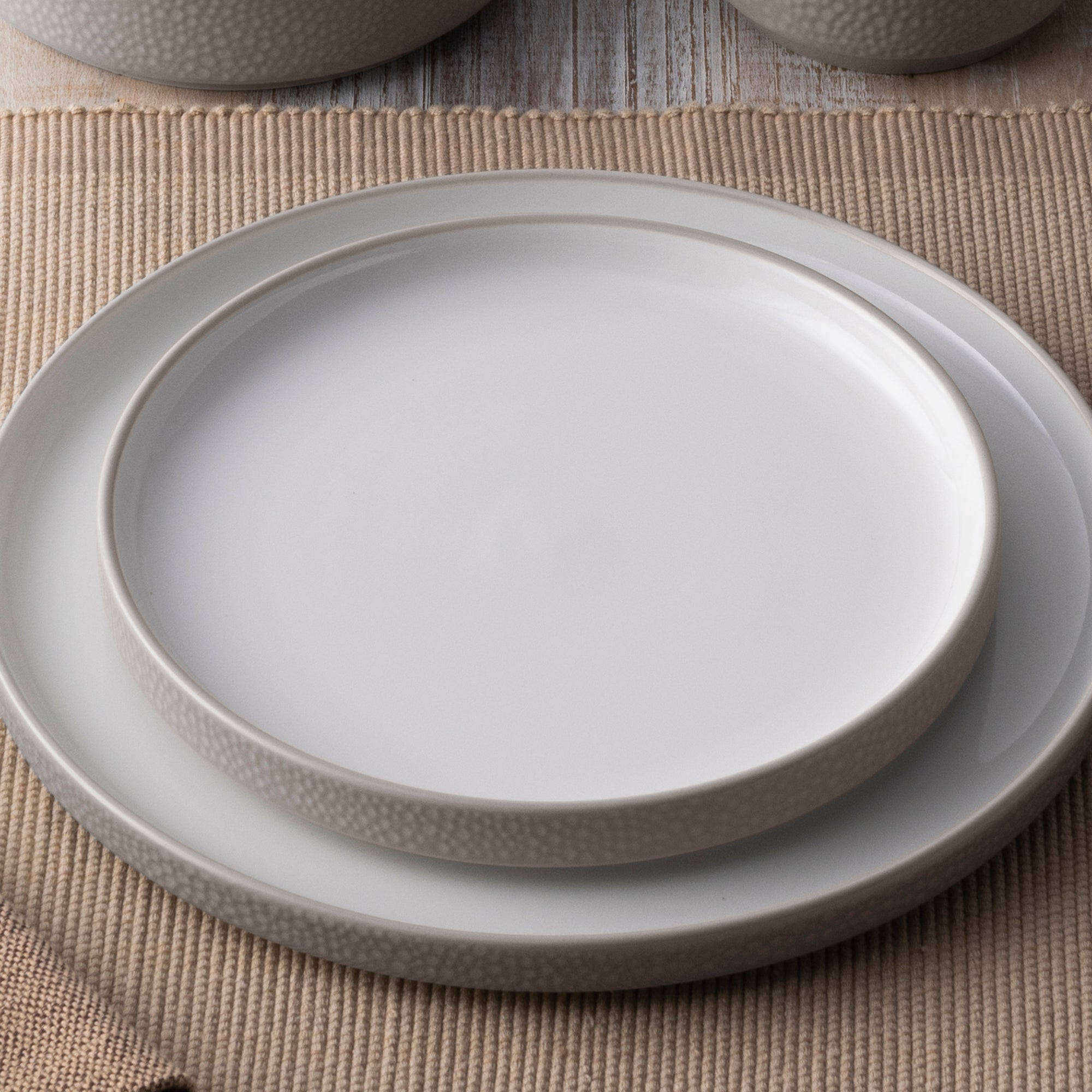 Noritake Colortex Salad Place 7 1/2"- Stone Taupe