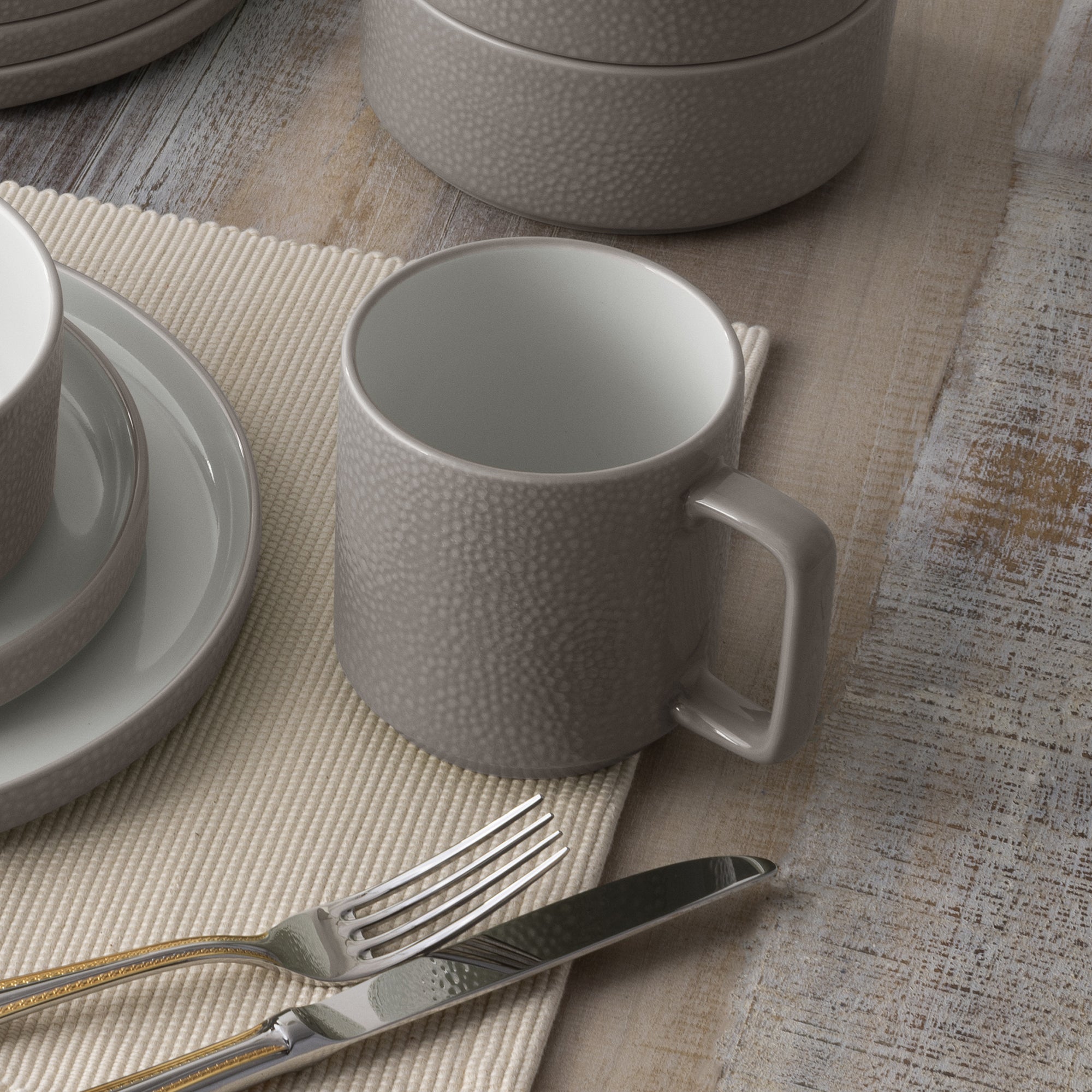 Noritake Colortex Mug 16 OZ - Stone Taupe