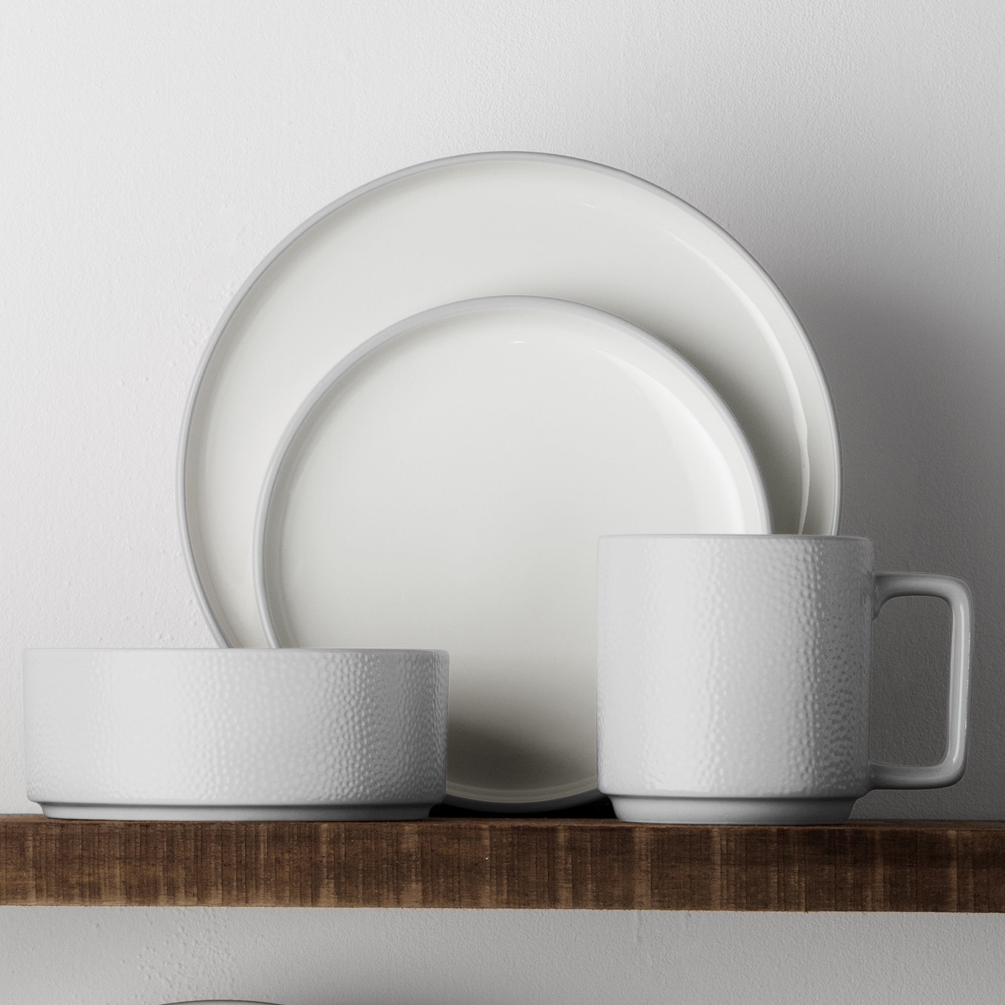 Noritake Colortex Dinner Place 9 3/4"- Stone White