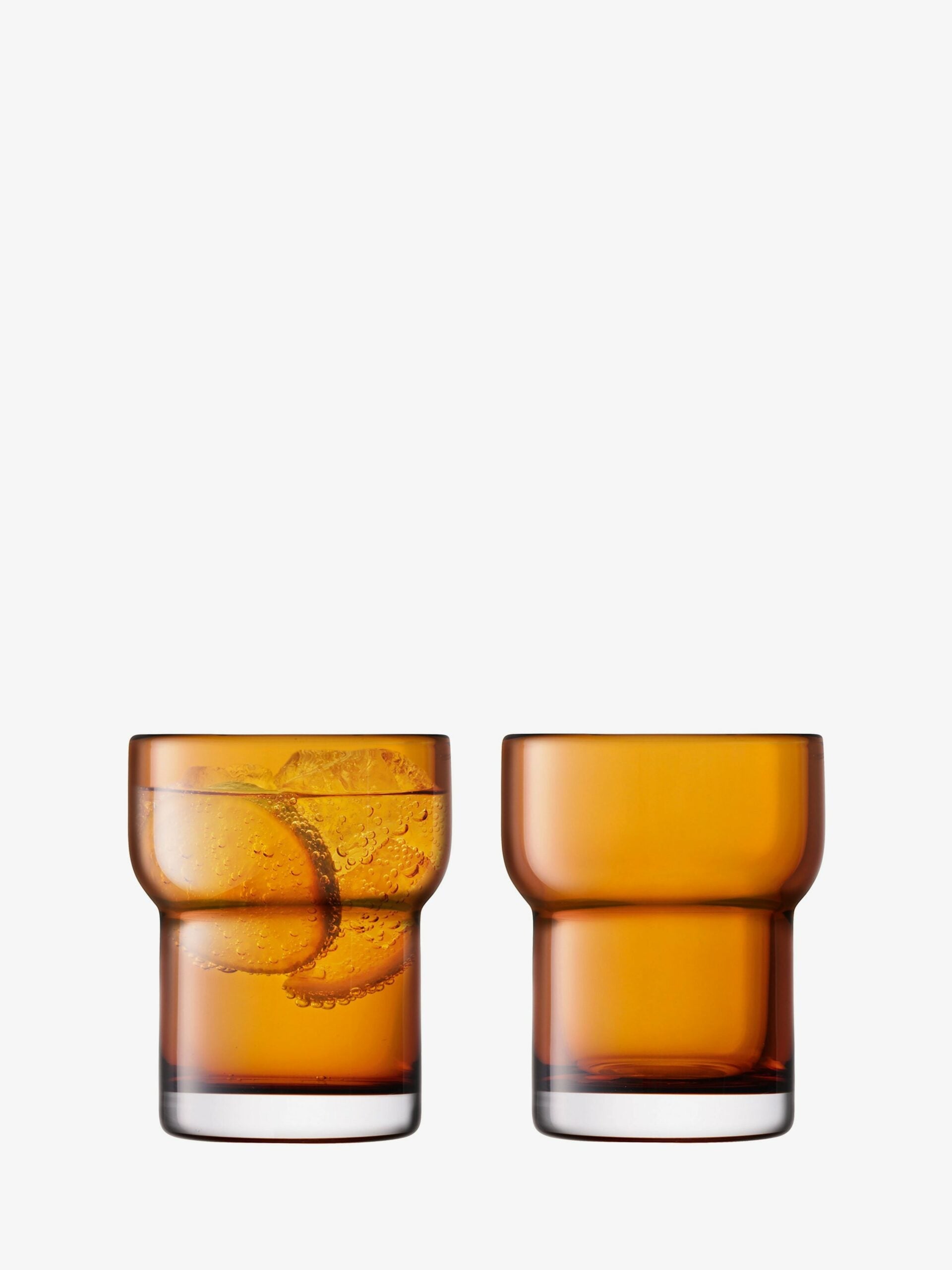 LSA International Utility Tumbler 300ml-Amber X 2