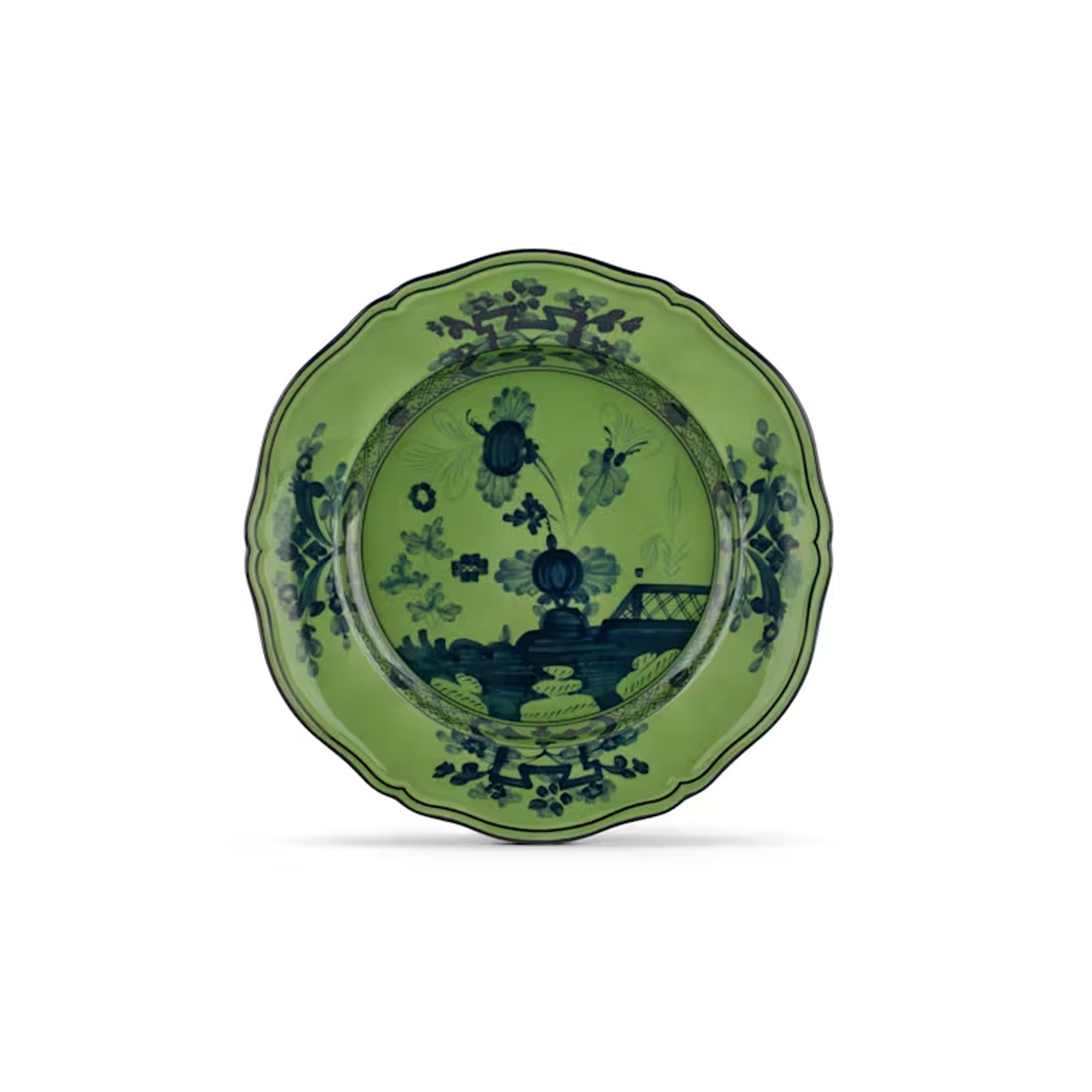 Ginori 1735 Flat Dinner Plate 26.5cm - Oriente Italiano Malachite