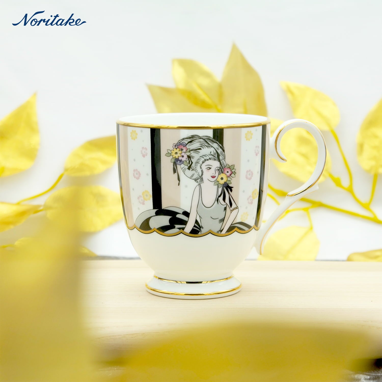 Noritake 1920 Lady Mug - Madame De Pompadour