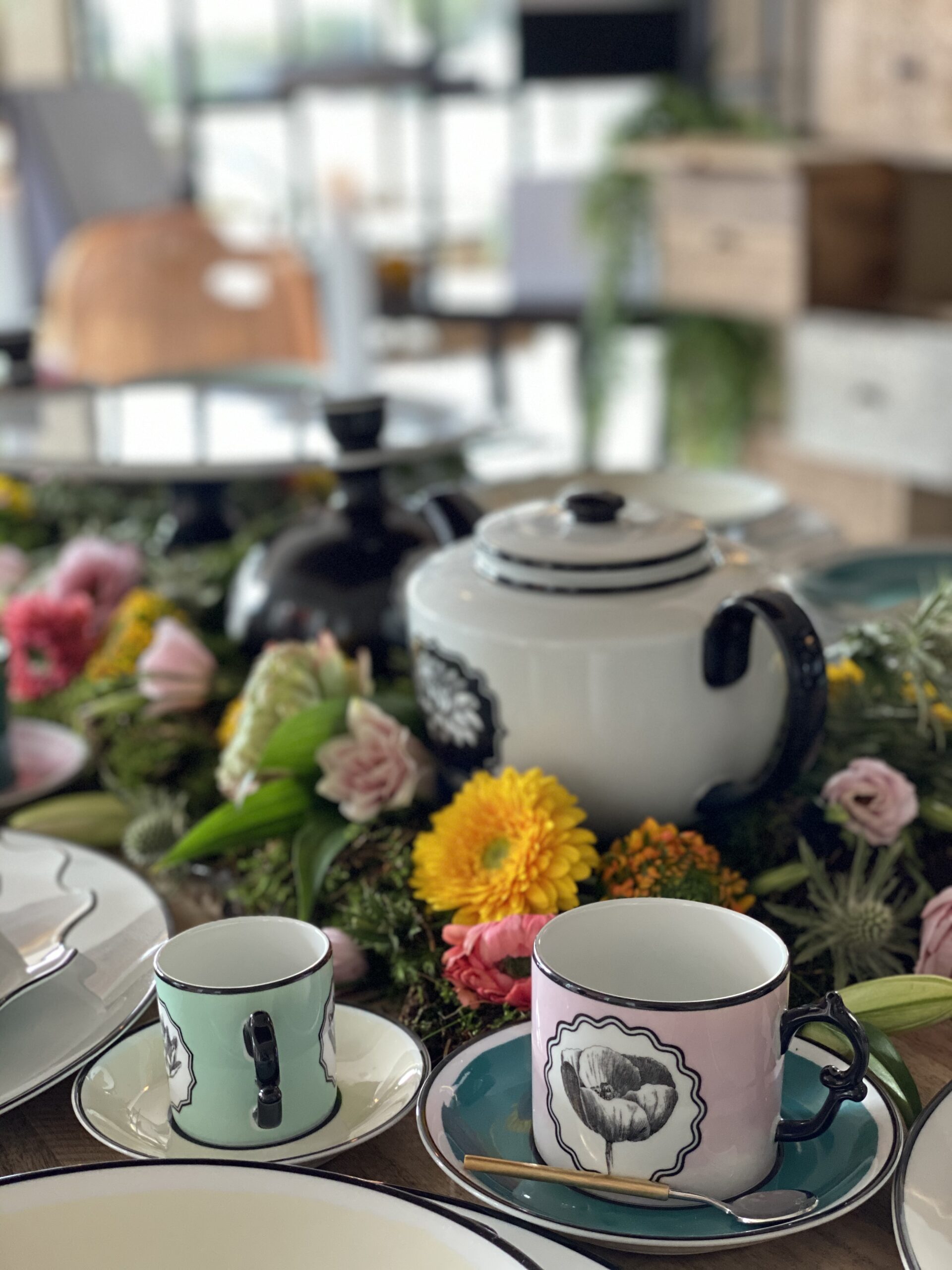 Vista Alegre 14Pcs Tea Set for 6 Person - Herbariae