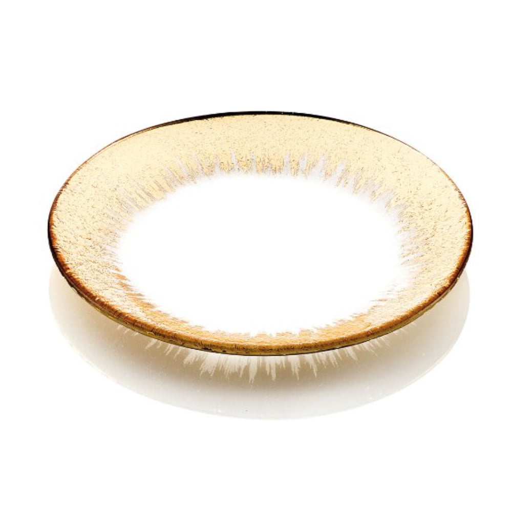 IVV Orizzonte Plate -Clear Gold Dec