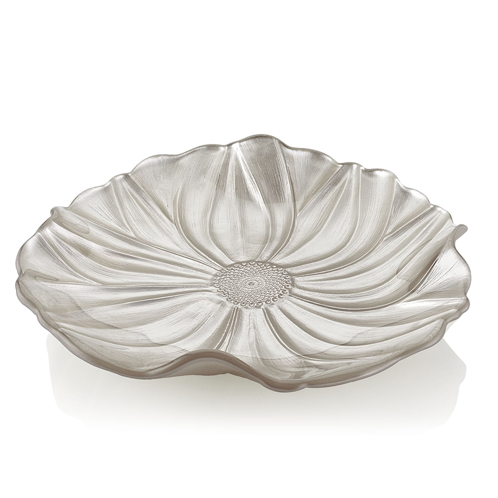 IVV Magnolia Plate Pearly Ivory Decoration