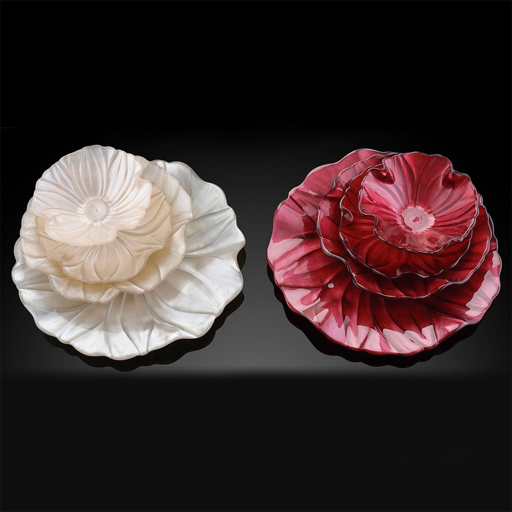 IVV Magnolia Bowl Pearly Red Decoration