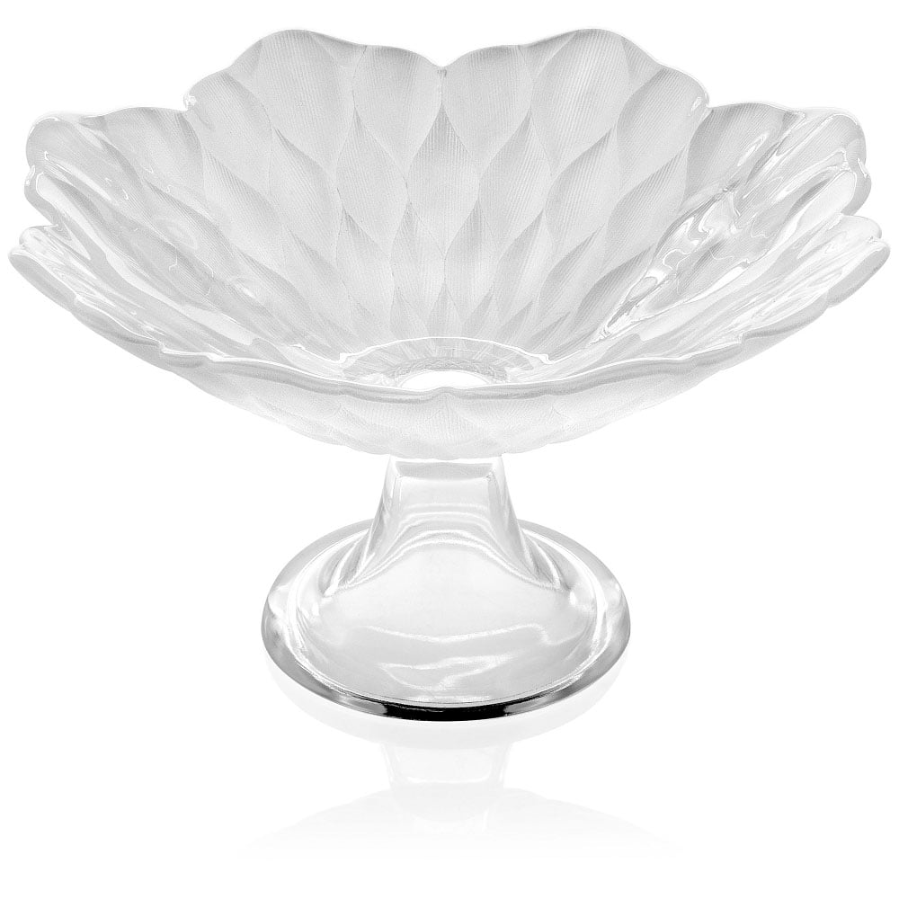 IVV Loto Footed Bowl Pearly White Decoration