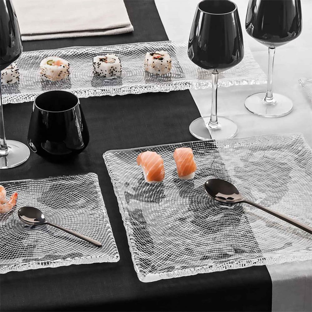 IVV Diamante Rectangular Tray Clear