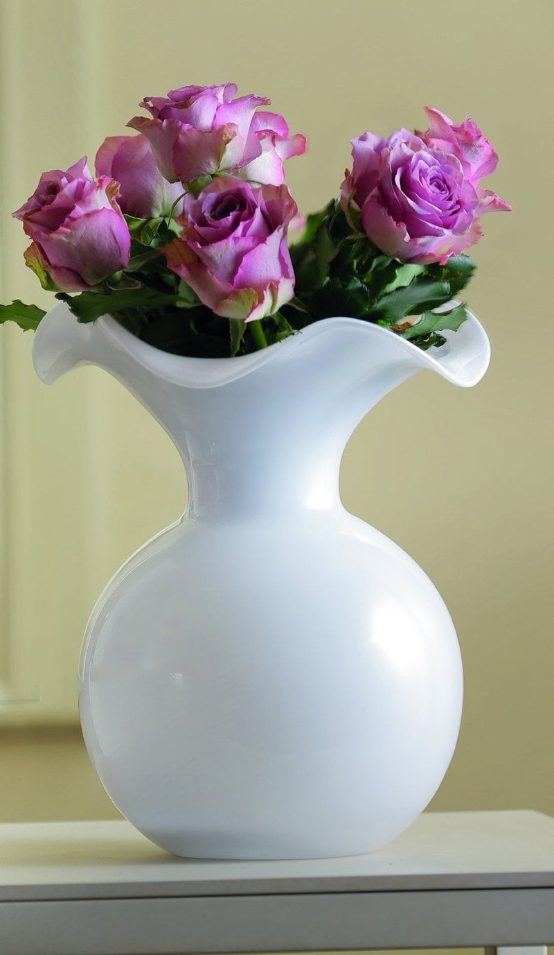 IVV Primula Vase H.18Cm Cased White