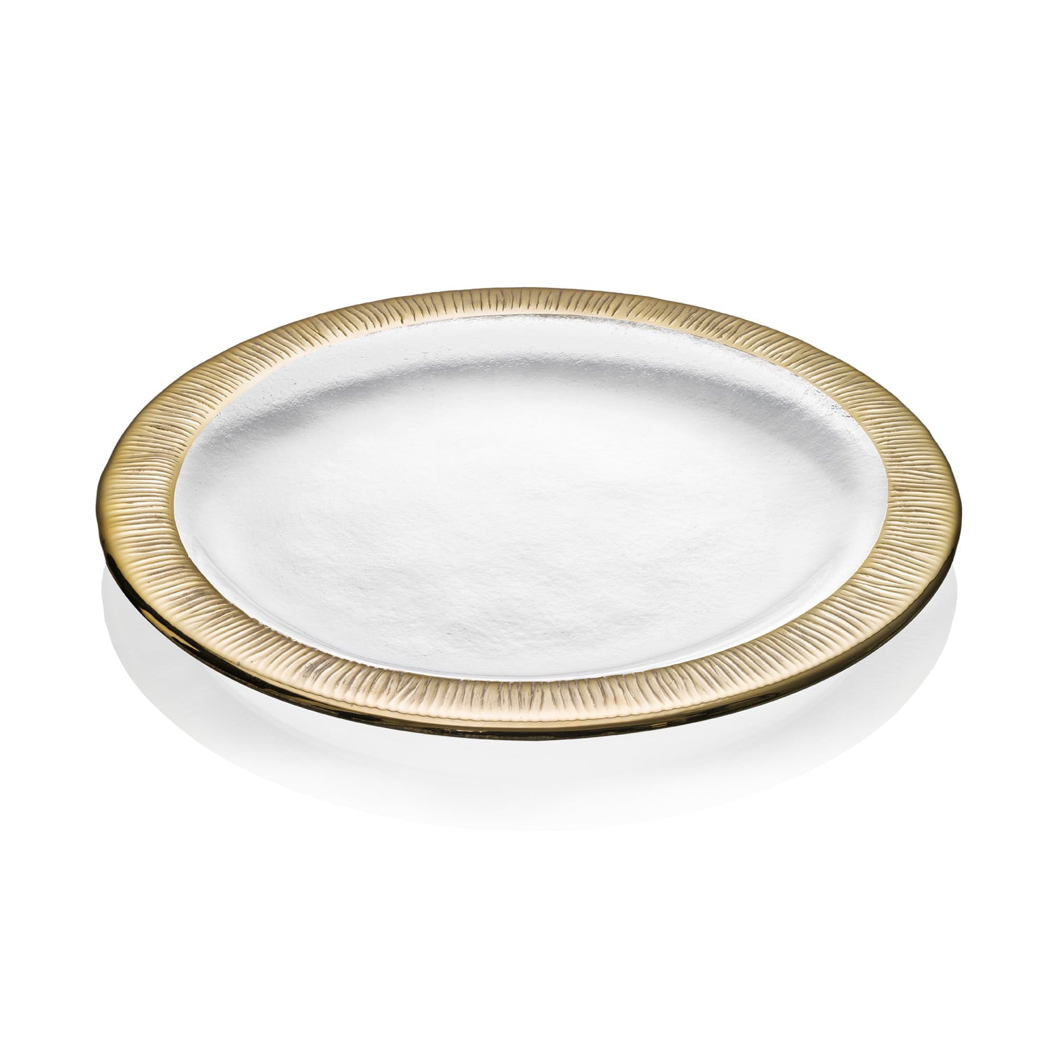 IVV Dinner In Jeddah Centrepiece With Gold Band Decoration