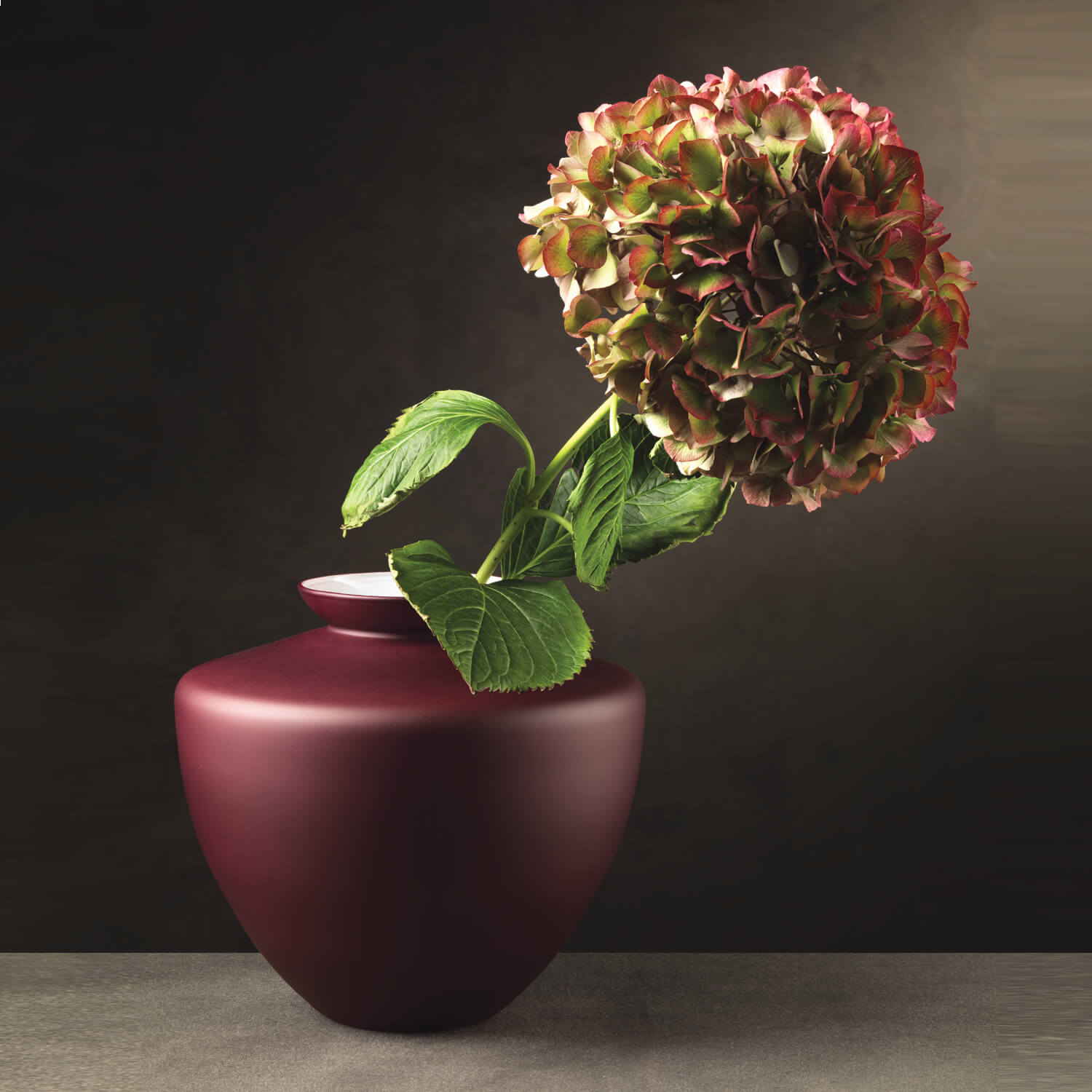 IVV Capalbio Vase H. 24.5CM Glossy Capalbio Red