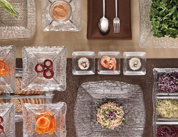 IVV All In One Rectangular Centrepiece Clear