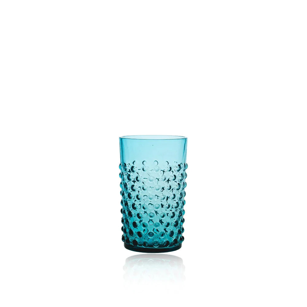 HOBNAIL 6PCS TUMBLER SET 200ML (AQUAMARINE )