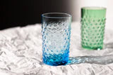 HOBNAIL 6PCS TUMBLERS SET 200ML (UNDERLAY AZURE)