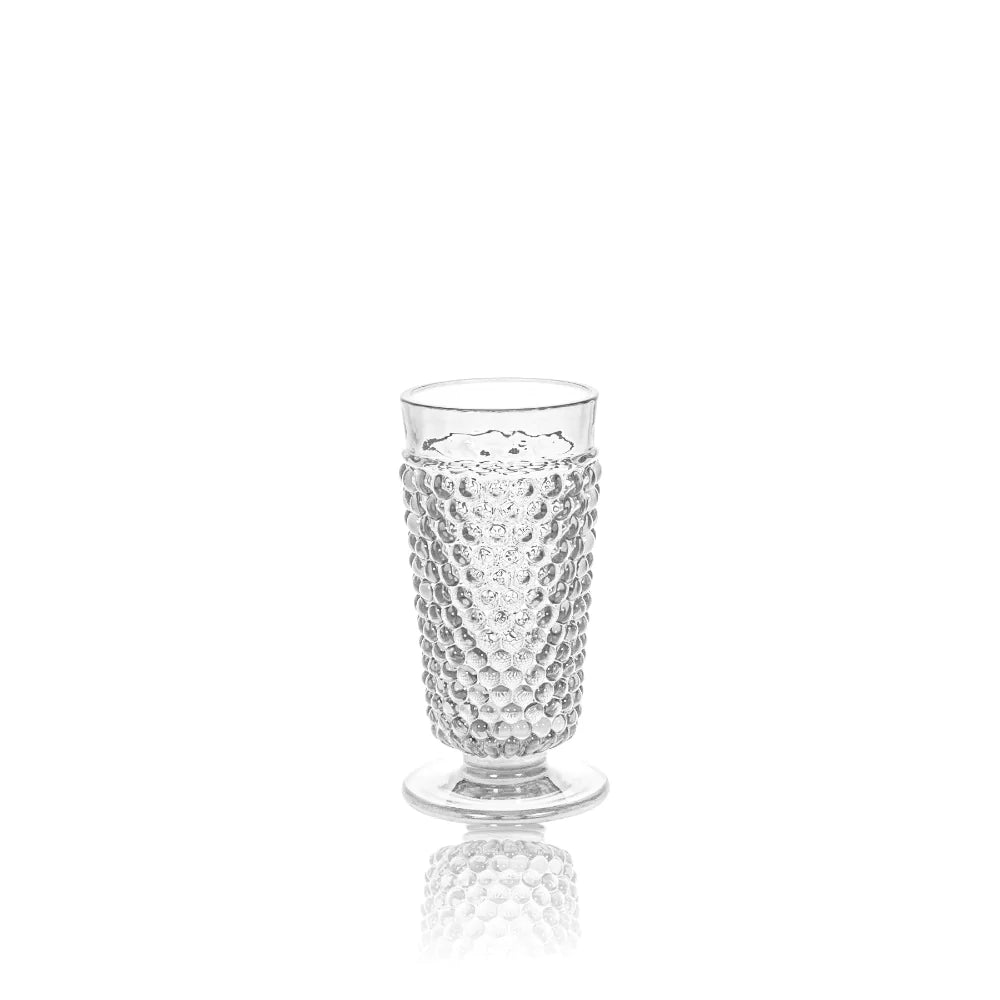 HOBNAIL GOBLET SET OF 2 (CRYSTAL)