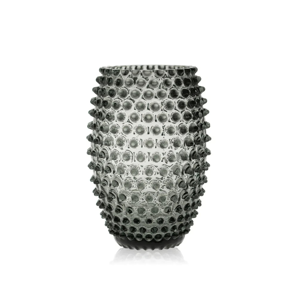 Klimchi Hobnail Egg Vase 23cm (grey Smoke)