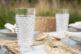 HOBNAIL GOBLET SET OF 2 (CRYSTAL)
