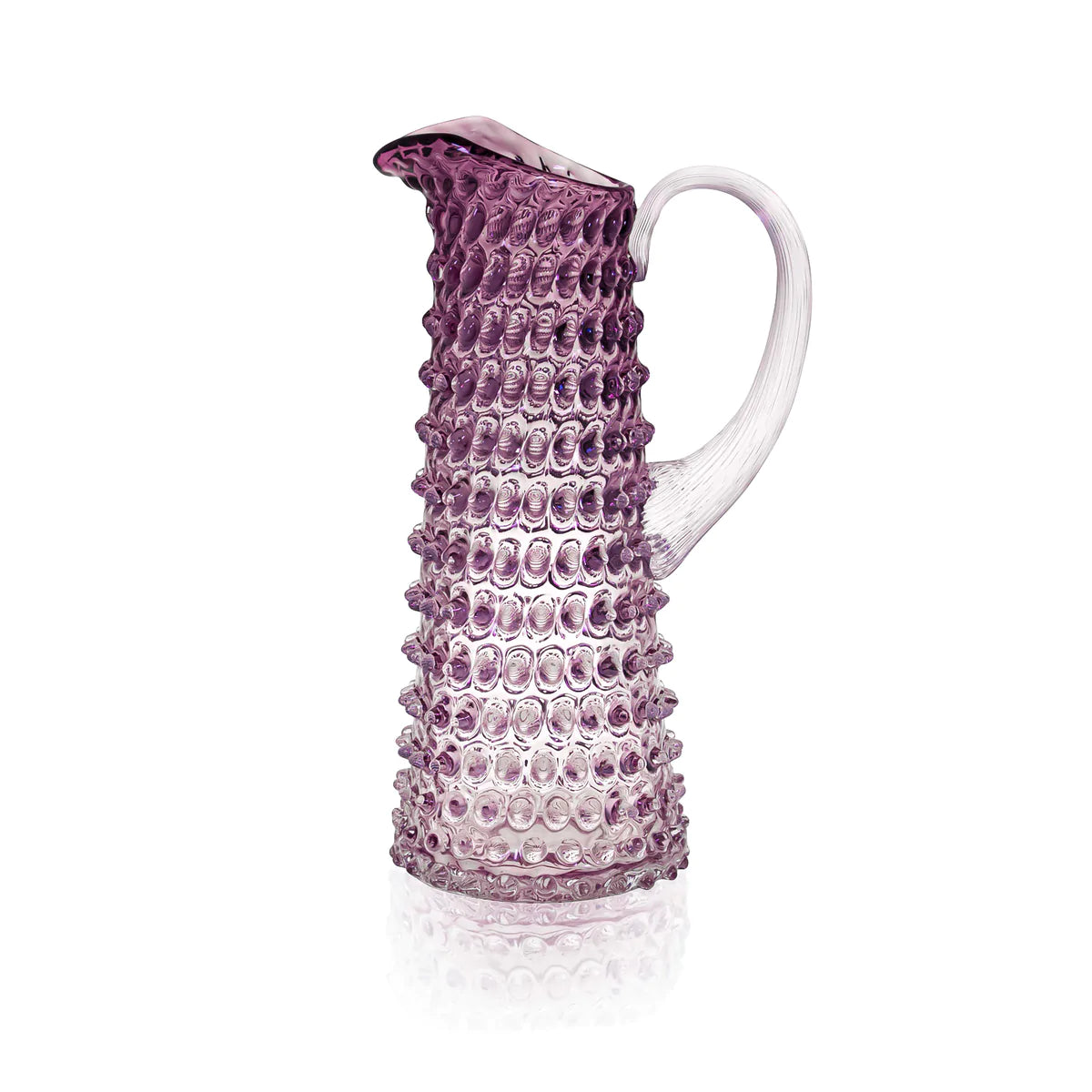 HOBNAIL JUG TALL 1000ML (UNDERLAY VIOLET)