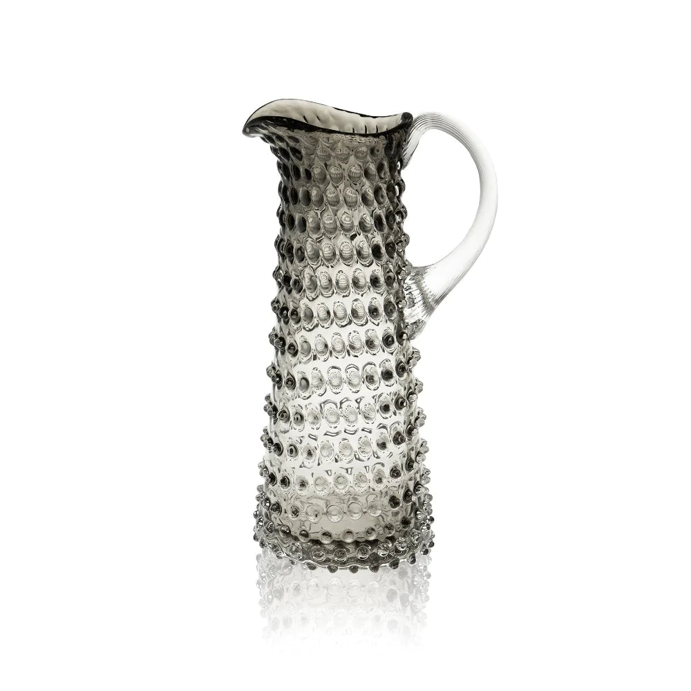 HOBNAIL JUG TALL 1000M (UNDERLAY BLACK SMOKE')