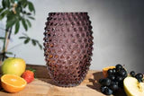 Klimchi Hobnail Egg Vase 23cm (Underlay Violet )