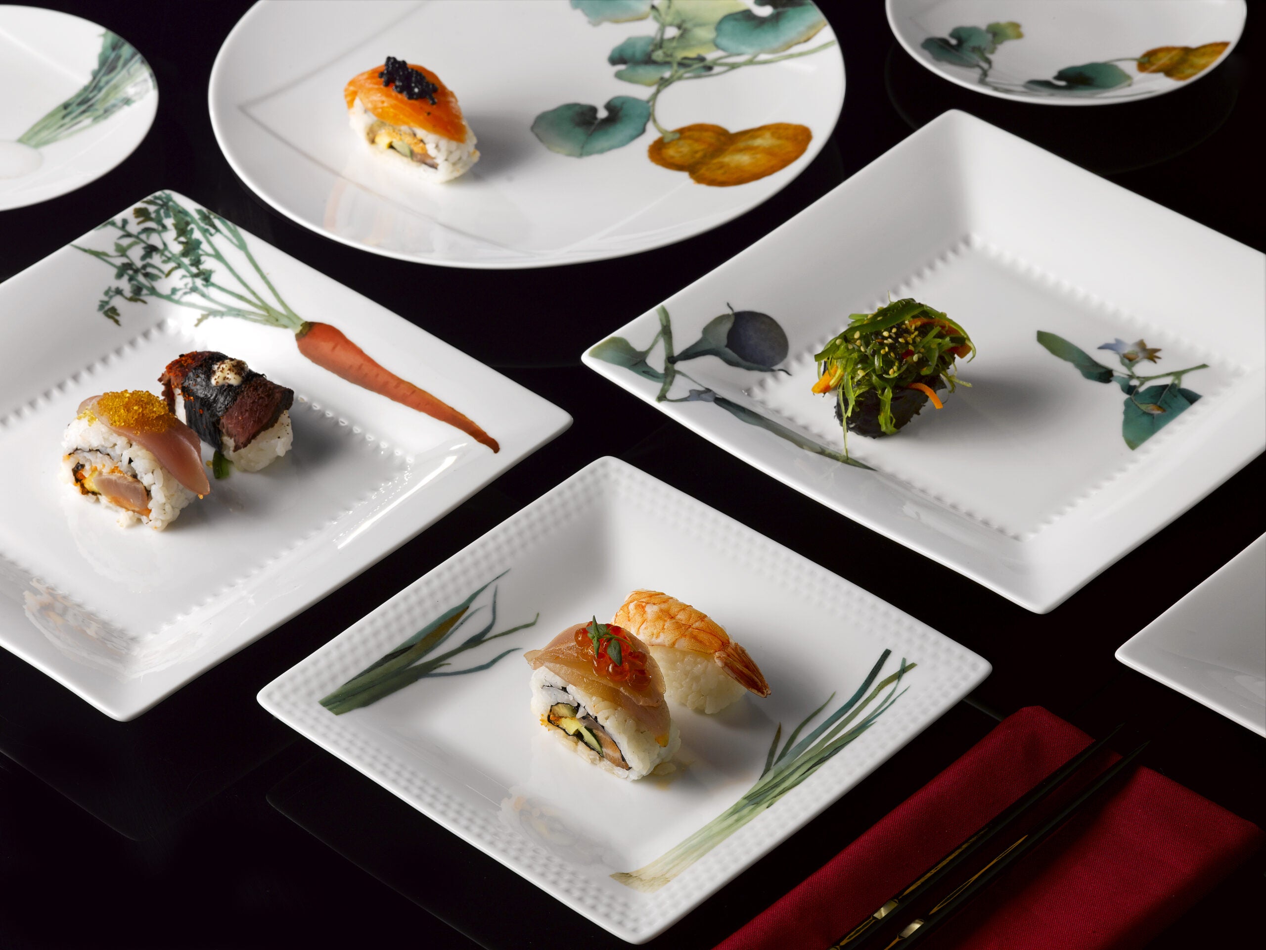 Noritake Square Plate 23.2Cm-Kyoka Shunsai Wild Mustard