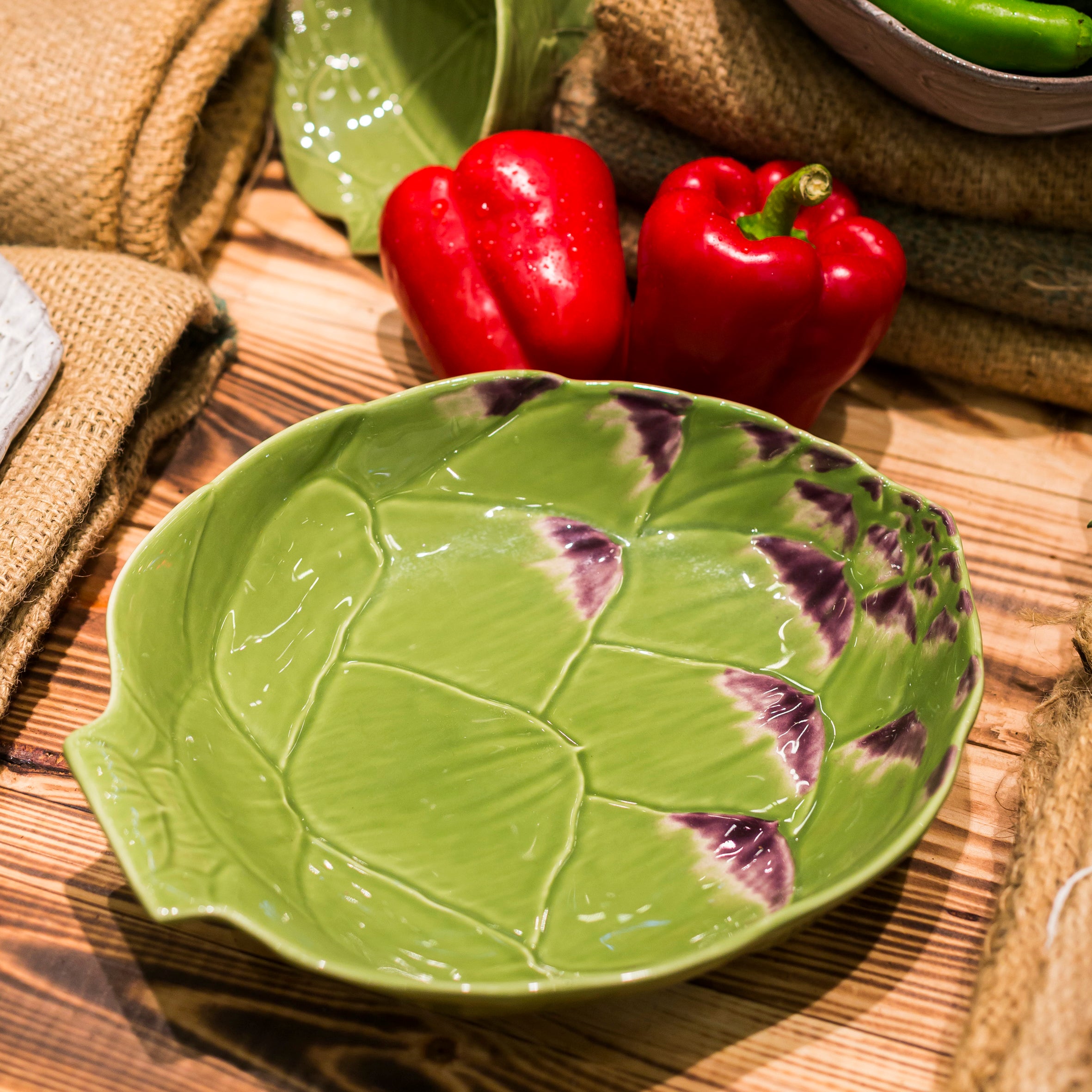 Bordallo Pinheiro Platter 41 cm - Artichoke Naturalist