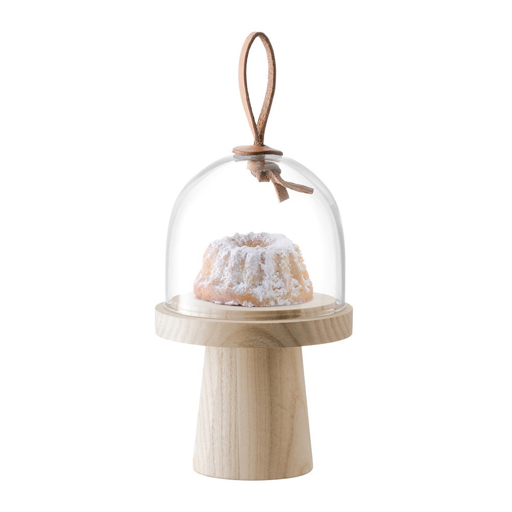 IVALO ASH STAND & DOME Ø11.5CM/H19CM CLEAR