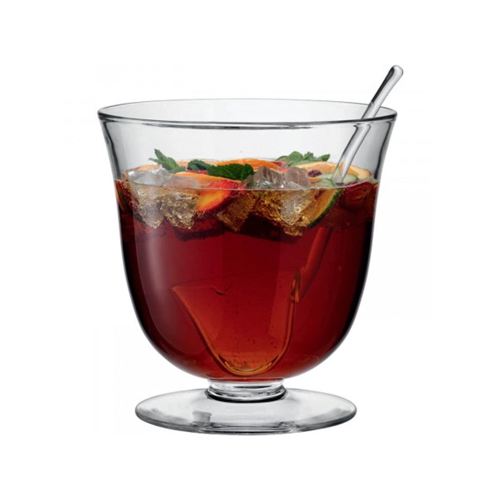 SERVE PUNCHBOWL Ø25CM & LADLE H25CM CLEAR